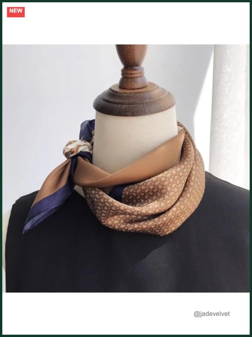 100% Mulberry Silk Square Scarf Women 21 inch Neckerchief Headscarf